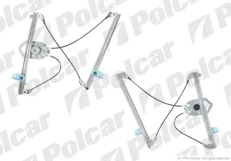 Склопідйомник електричний без електромотора Polcar 2328PSG5