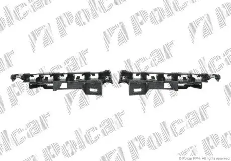 Кронштейн бампера лівий+правий Polcar 232907-7