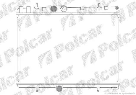 Радиатор охлаждения Polcar 232908-1
