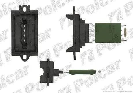 Резистор вентилятора салона Polcar 2332KST-1