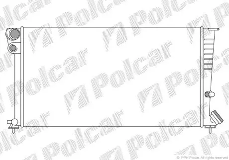 Радиатор охлаждения Polcar 235008-3