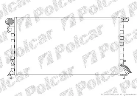Радиатор охлаждения Polcar 235008-A