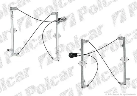 Склопідйомник механічний Polcar 2350PSM1