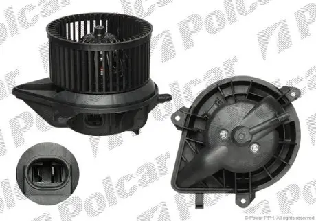 Вентилятор салону Citroen Berlingo/Peugeot Partner 96-15 +AC Polcar 2351NU-1