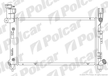 Радіатор охолодження Polcar 240008-5