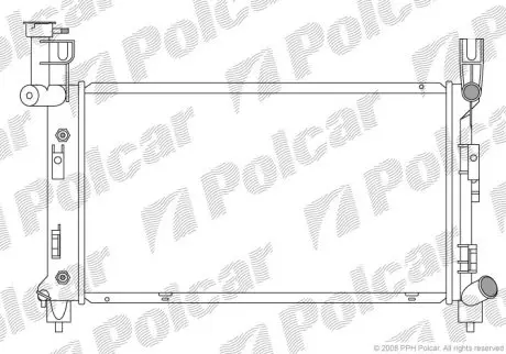 Радиатор охлаждения Polcar 240008-5
