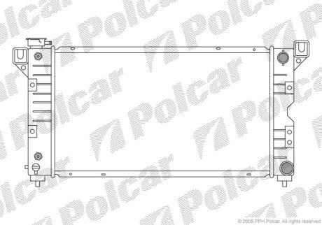 Радиатор охлаждения Polcar 240108-2