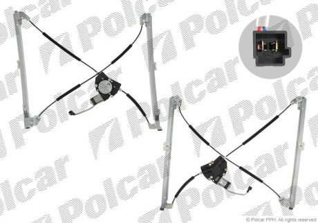 Склопідйомник електричний Polcar 2401PSE1