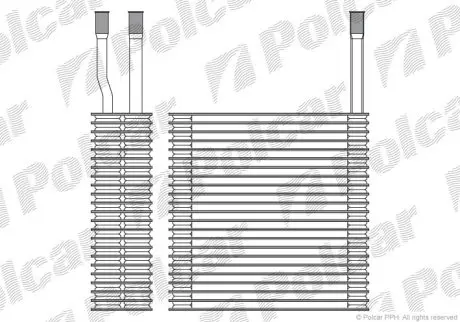 Випарник кондиціонера Polcar 2406P8-1