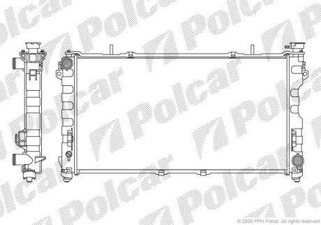 Радіатори охолодження Polcar 2420082K