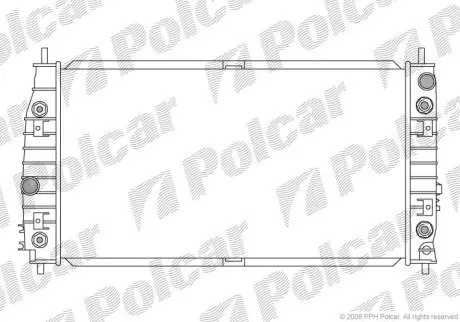 Радиатор охлаждения Polcar 243008-1