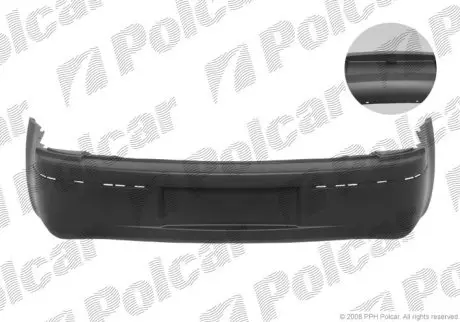 Бампер задній Polcar 243196