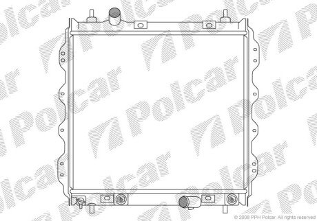 Радіатори охолодження Polcar 245008-1