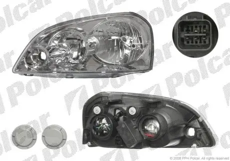 Фара основная Polcar 250609-E