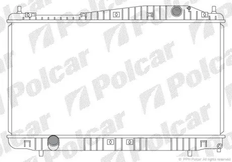 Радіатор охолодження Polcar 251108-1