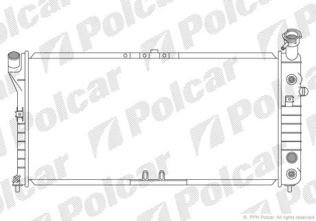 Радиатор охлаждения Polcar 253008-1