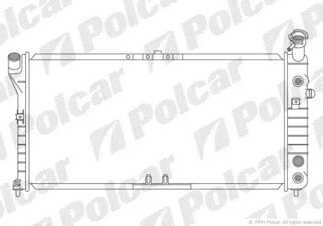 Радіатор охолодження Polcar 253008-1