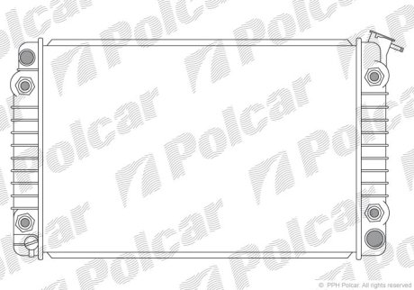 Радиатор охлаждения Polcar 253008-3