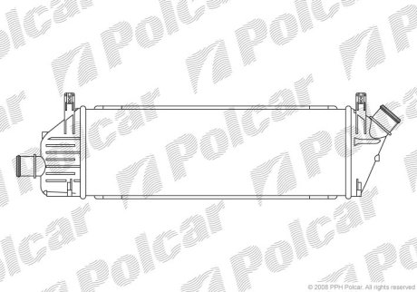 Радиатор воздуха (Интеркуллер) Polcar 2707J81X