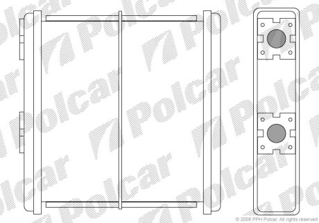 Радіатори обігріву Polcar 2728N8-1