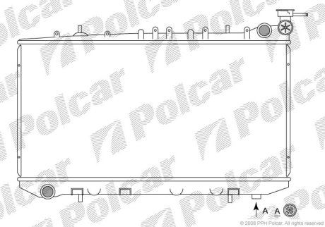 Радіатор охолодження Polcar 272908-2