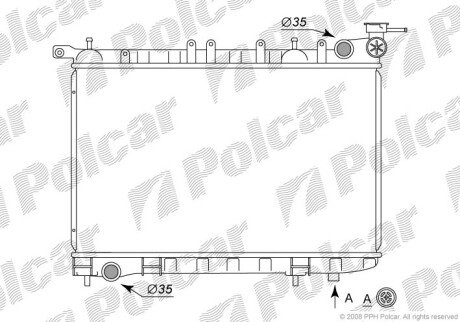 Радіатори охолодження Polcar 273108-1