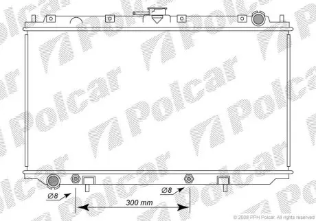 Радиатор охлаждения Polcar 273208-3