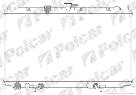 Радиатор охлаждения Polcar 273408-2