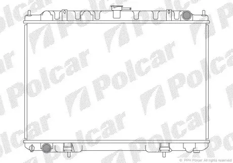 Радіатор охолодження Polcar 274608-5