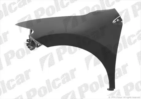 Крыло переднее левое Polcar 274901