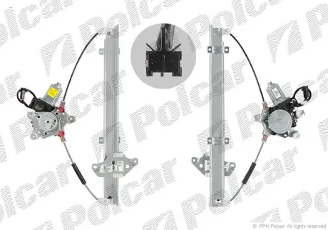 Склопідйомник електричний, NISSAN ALMERA, 00- Polcar 2755PSE4
