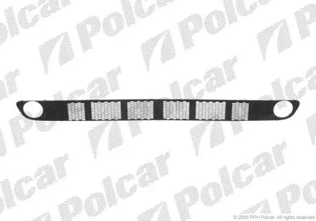 Решетка в бампер средняя Polcar 275727-1