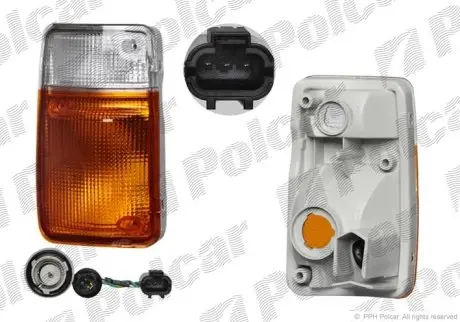 Поворот передній з розміром Polcar 277519-4