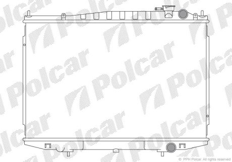 Радіатор охолодження Polcar 279608-1