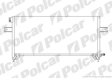 Радіатори кондиціонера Polcar 2796K8C1