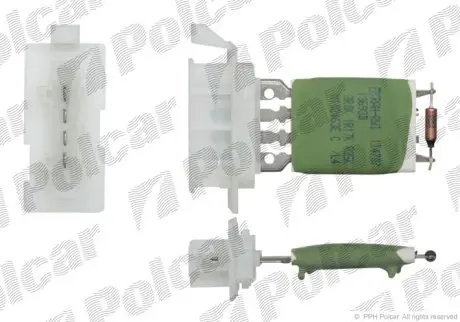 Резистор вентилятора салону Polcar 2800KST1X