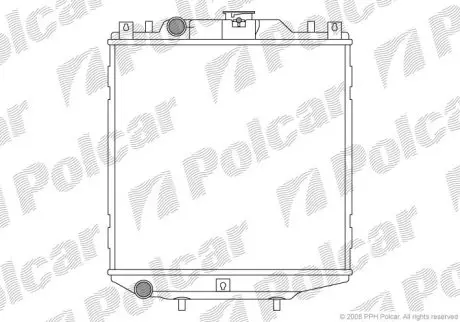 Радіатор охолодження Polcar 290108A1