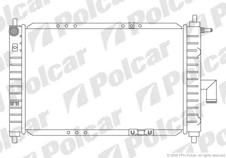 Радиатор охлаждения Polcar 290208-3