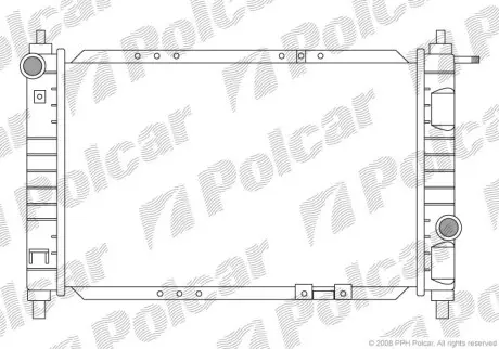 Радиатор охлаждения Polcar 290208