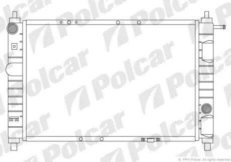 Радіатори охолодження Polcar 290208-A