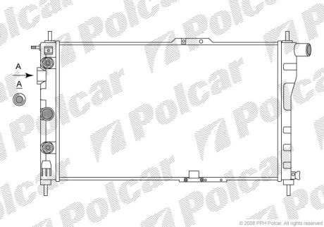 Радіатор охолодження Polcar 291008A2