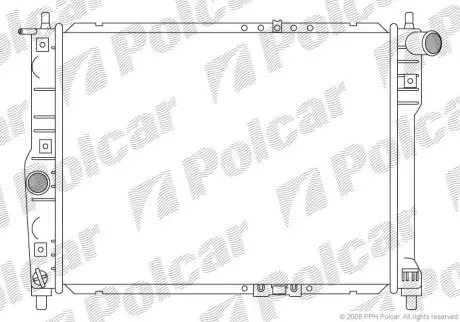 Радиатор охлаждения Polcar 291208-1