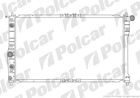 Радиатор охлаждения Polcar 292308A2