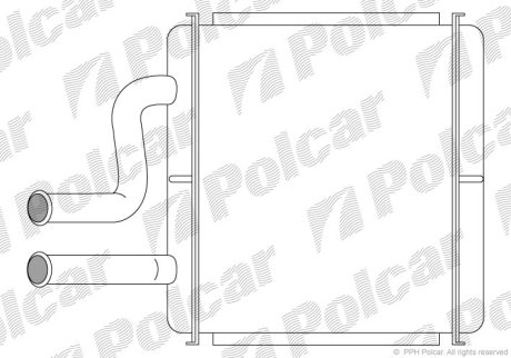 Радіатор обігріву Polcar 2960N8-1