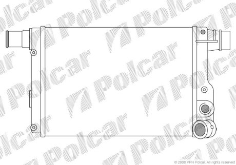 Радіатор охолодження Polcar 300108-1