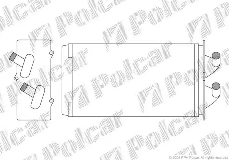 Радиатор обогрева Polcar 3001N8-1