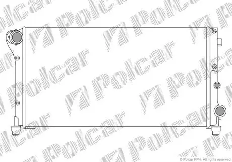 Радіатор охолодження Polcar 300308A3