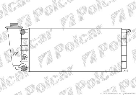 Радіатори охолодження Polcar 300408-2