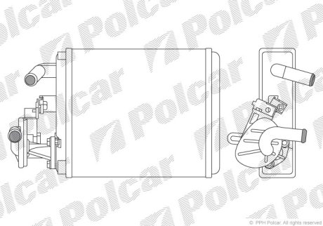 Радіатор обігріву Polcar 3004N8-1