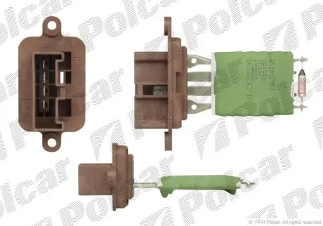 Резистор вентилятора салону Polcar 3005KST-1 (фото 1)